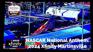 National Anthem for NASCAR Xfinity Series 2024 National Debt Relief 250 [upl. by Noremmac]