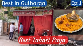 Best Tahari in Gulbarga FK Tahari Hotel  Episode 1  Sid Vlogs [upl. by Ahsinrat788]