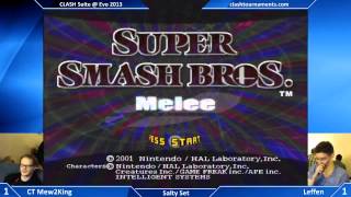 CLASH Suite at Evo 2013  CT Mew2King vs Leffen  SSBM [upl. by Lashondra]