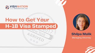 H1B Visa Stamping Process Explained [upl. by Rennat]