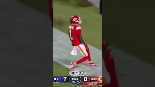 INSANE First Career Touchdown for Chiefs Xavier Worthy Shorts [upl. by Suoirred883]