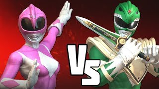 Green Ranger vs Pink Ranger DLC Power Rangers Battle For the Grid [upl. by Paddie299]