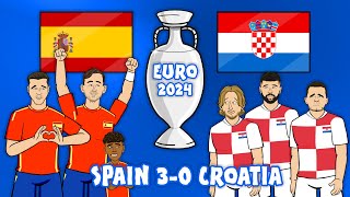 30 SPAIN vs CROATIA💥 Euro 2024 Goals Highlights España Hrvatska [upl. by Bruni724]