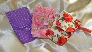 26  Handytasche  Smartphonetasche nähen DIY sew Smartphone cas [upl. by Unity235]