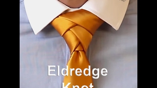 How to tie a tie  Eldredge Knot  Nodo Cravatta [upl. by Judd]