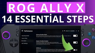 14 ESSENTIAL steps to OPTIMISE your ROG Ally amp Ally X [upl. by Llertac]