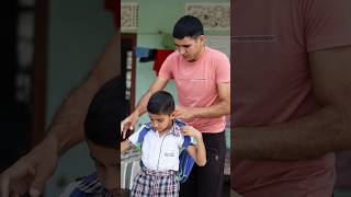 Papa school 🏫🎒 Rishi school nahin Jana hai shorts [upl. by Daph]