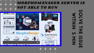 MORPHOMANAGER SERVER IS NOT ABLE TO RUN  SOLVe THE ISSUE WITHIN 5 MIN [upl. by Anerec884]