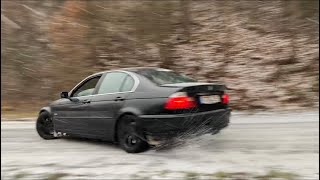 BMW E46 330d SNOW DRIFT [upl. by Trebuh6]