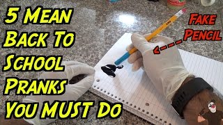 5 Mean Back To School Pranks You Must Try  HOW TO PRANK Evil Booby Traps  Nextraker [upl. by Atiuqehs]