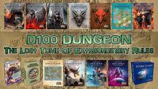 PRODUCT REVIEW BOOK 4 THE LOST TOME OF EXTRAORDINARY RULES MK GAMES D100 DUNGEON D100 SPACE [upl. by Htiaf]