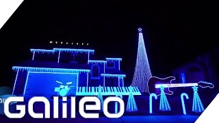 Crazy WeihnachtsLichtshow in Kalifornien  Galileo  ProSieben [upl. by Fiona]