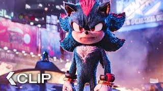 Sonic vs Shadow Fight Scene  SONIC THE HEDGEHOG 3 2024 [upl. by Pacificia]