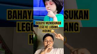 Lego masuk kehidung 10 tahun nyangkut skincare bricknose animation legofacts doctor 123go ad [upl. by Anihcak]