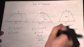 Area of a Trapezium  How to Calculate the Area Easily  Maths Revision Video [upl. by Lori554]