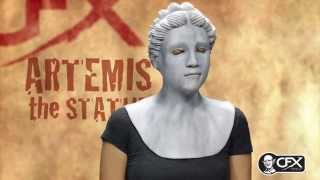 CFX Artemis the Statue Female Silicone Mask Movement Video [upl. by Duthie]