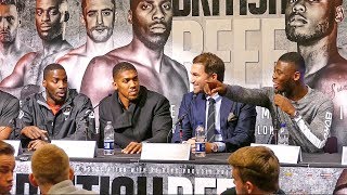 BRITISH BEEF  Lawrence Okolie vs Isaac Chamberlain  Anthony Joshua Co Promoter with Eddie Hearn [upl. by Hazlip130]