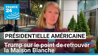 Présidentielle américaine  Donald Trump sur le point de retrouver la Maison Blanche • FRANCE 24 [upl. by Novah581]