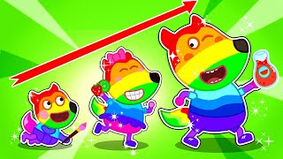 🔴 LIVE Wolfoo Learns Colors with Colorful Family  Cartoon for Kids  Wolfoo Family [upl. by Ajnin]