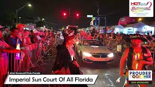 Imperial Sun Court Of All Florida at Wilton Manor Stonewall Pride Parade 2024 [upl. by Ain977]