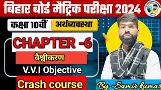 Class 10th economics chapter 6 Objective economics chapter 6 class 10th in Hindi VVI MCQ objective [upl. by Nuncia]