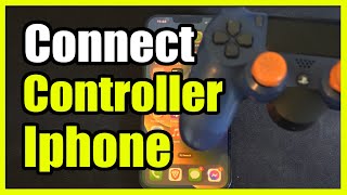 How to Connect your PS4 Controller to Iphone Bluetooth Settings [upl. by Dyer667]