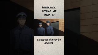 Death Note Episode 03 part1 Hindi dubbed deathnotehindi anime netflixanime japaneseanime [upl. by Eiramllij]