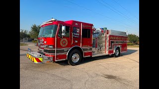 SFEV  Palm Beach County Fire Rescues new Sutphen custom pumper HS7083  Engine 74 [upl. by Donalt724]