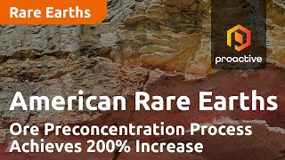 Groundbreaking Ore Preconcentration Process Achieves 200 Increase in Rare Earth Elements [upl. by Laband]