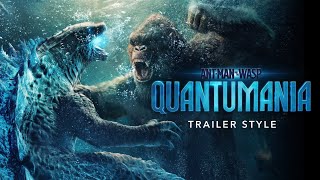 Godzilla vs Kong Trailer  AntMan and the Wasp Quantumania Style [upl. by Anilah]