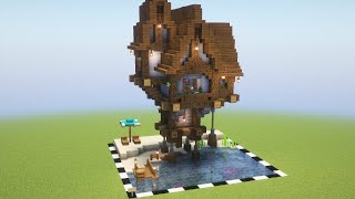 Minecraft  Building a house every day for 100 days  Day 52 [upl. by Choo]