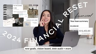 2024 FINANCIAL RESET  money goals budget books amp credit score chat [upl. by Liggitt25]