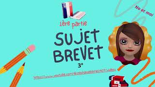 Sujet brevet No et moi [upl. by Myna]