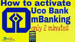 How to activate UCO Bank mobile banking in hindi यूको बैंक मोबाइल बैंकिंग कैसे चालू करें  Hindi [upl. by Narra741]