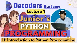 L1Introduction to Python ProgrammingDecoders Academy Sheikh Affan [upl. by Cartie]