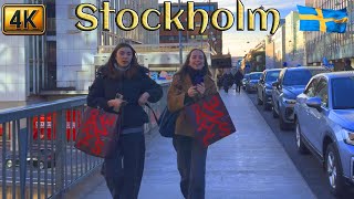 Sweden Central Stockholm 4K Walk [upl. by Ailsa]