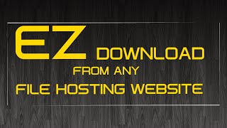 The easiest way to download from File Hosting Website Check it out [upl. by Johnath]