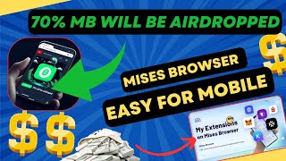 Mises Browser 70 Airdrop  Best PC Features in Phone  Mobile extensions Supported same like kiwi [upl. by Ermentrude539]