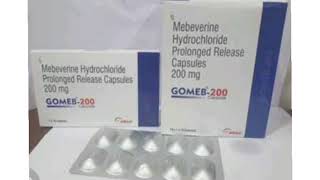 GOMEB 200 Capsule Mebeverine Hydrochloride Prolonged Release Capsules 200 mg [upl. by Nnahgaem]