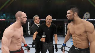 Volkan Oezdemir vs Johnny Walker Full Fight  UFC 4 Simulation [upl. by Karylin]