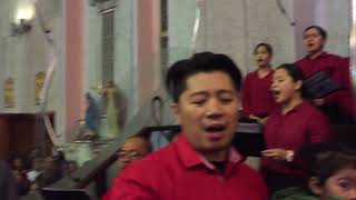 Pamaskong Anyaya by Bukas Palad  St John Paul II Choir Kuwait [upl. by Acilgna]