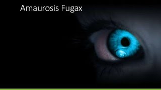 Amaurosis Fugax sudden lose of vision [upl. by Wills184]