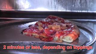 Pizza susceptor board from Sirane for crisping up pizza in the microwave [upl. by Eisen]