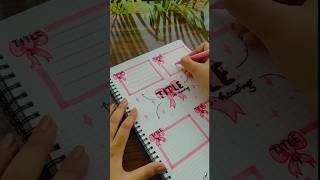 MIND MAP 😍🎀✨ Mind map ideas for notes amp projects shorts ytshorts [upl. by Nahshu]