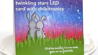 Twinkling Stars LED Card with Chibitronics [upl. by Assedo]