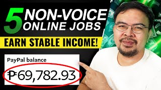 5 Non Voice Home Based Online Jobs for Beginners 2024 [upl. by Royo137]