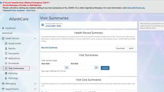 AtlantiCare HealtheLife Patient Portal Education  Navigating the Portal [upl. by Blackburn]