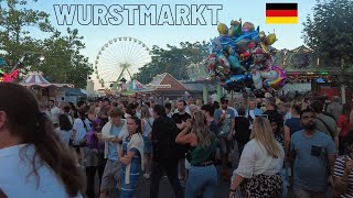 🇩🇪 Wurstmarkt Bad Dürkheim  walking tour 2023  4K [upl. by Rosie]