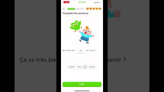 Duolingo French  Episode 4 10x Speed Section 1 Rookie Unit 2 Unlocked duolingofrench SQM [upl. by Columbyne]