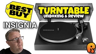 Best Buy Insignia Turntable  Unboxing amp Review [upl. by Scotty]